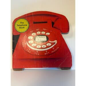 The Telephone book A Golden Shape Book 1968 USA